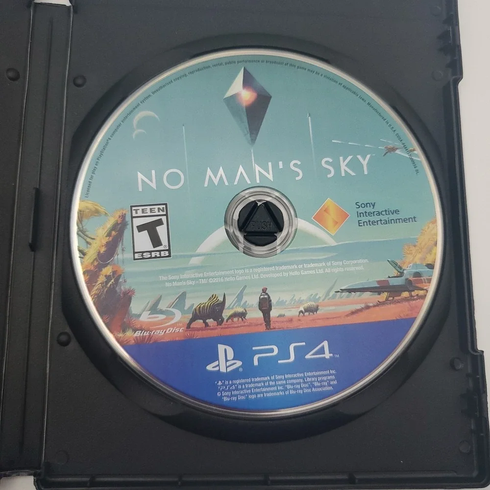 No Mans‎ Sky PlayStation 4 Video Game Disc with Gamestop Case